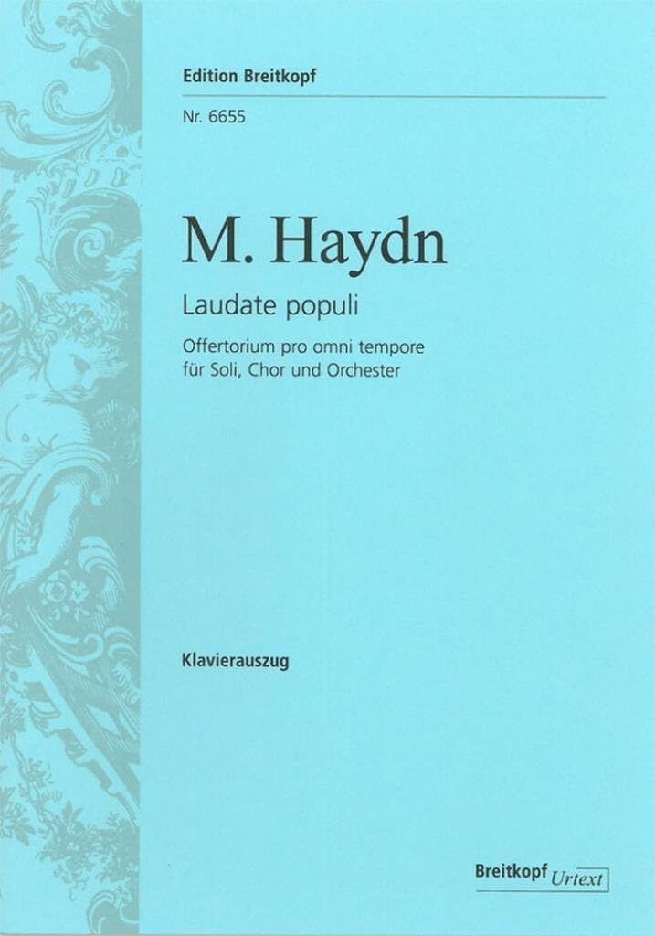 Laudate Populi (Offertorium pro omni tempore) - Breitkopf Urtext - Klavierauszug (EB 6655) Sheet Music
