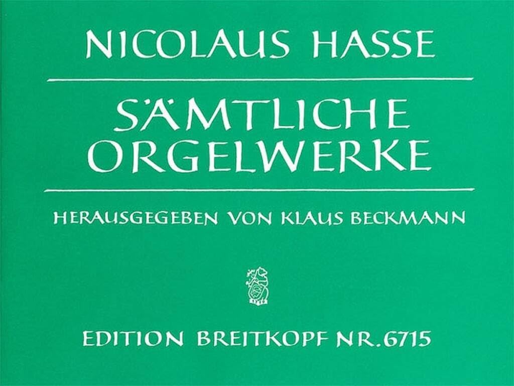 Sämtliche Orgelwerke - Breitkopf Urtext (EB 6715) Sheet Music