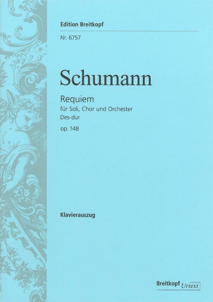 Requiem Des-dur op. 148 - Breitkopf Urtext - Klavierauszug (EB 6757) Sheet Music