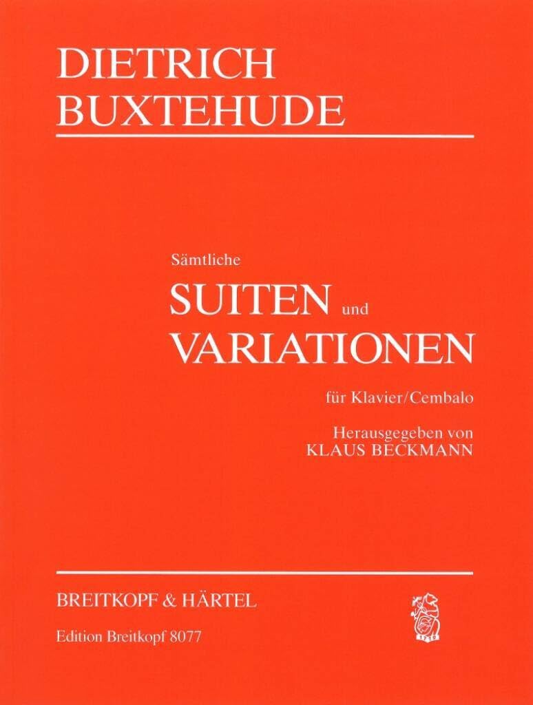 Sämtliche Suiten und Variationen für Klavier (Cembalo) praktische - Ausgabe - Breitkopf Urtext (EB 8077) Sheet Music