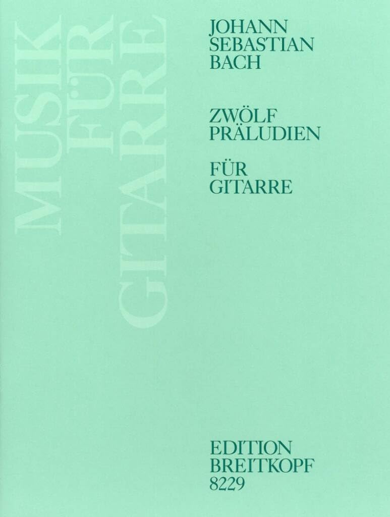 Zwolf praludien guitare book