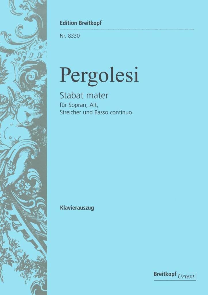 Stabat Mater - Breitkopf Urtext - Klavierauszug von Michael Obst (EB 8330) Sheet Music
