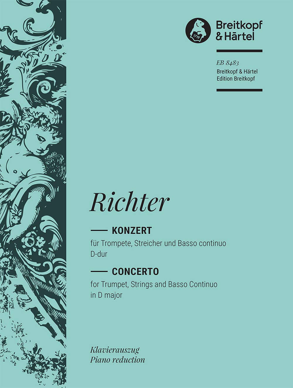 Trompetenkonzert D-dur - Ausgabe für Trompete und Klavier (EB 8483 ) Sheet Music