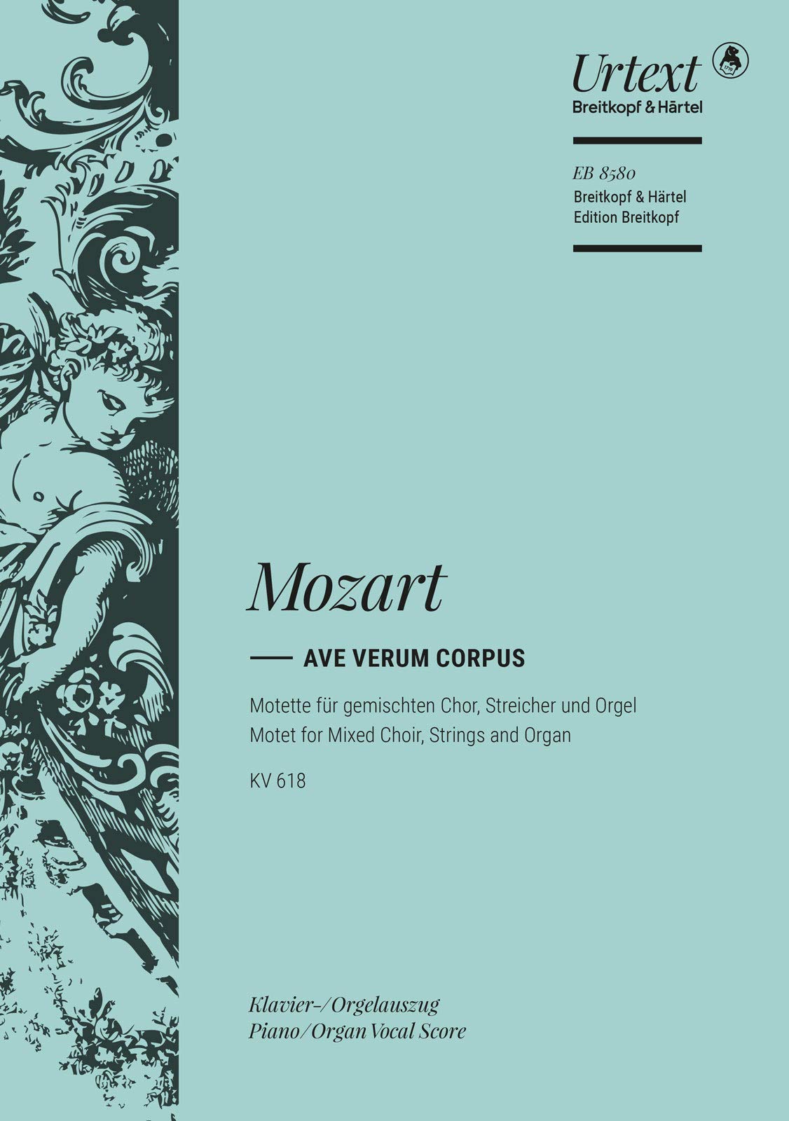 Ave verum Corpus KV 618 - Klavierauszug - Breitkopf Urtext (EB 8580) Sheet Music