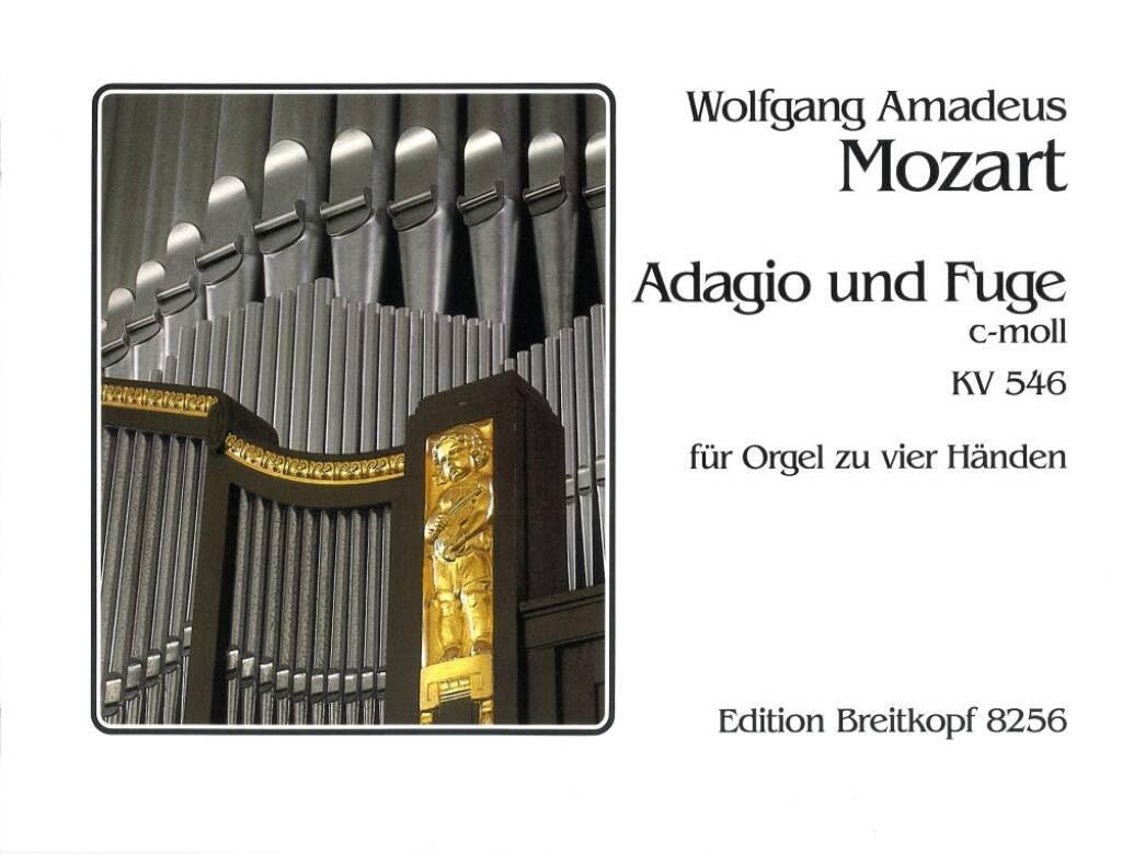 Adagio und Fuge c-moll KV 546 - Bearbeitung für Orgel vierhändig (EB 8256) Arts & Music
