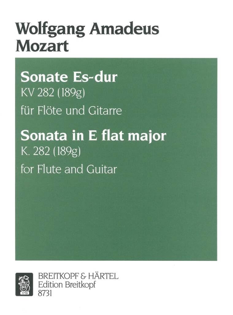 Sonate Es-dur KV 282 für Flöte und Gitarre (EB 8731) Sheet Music