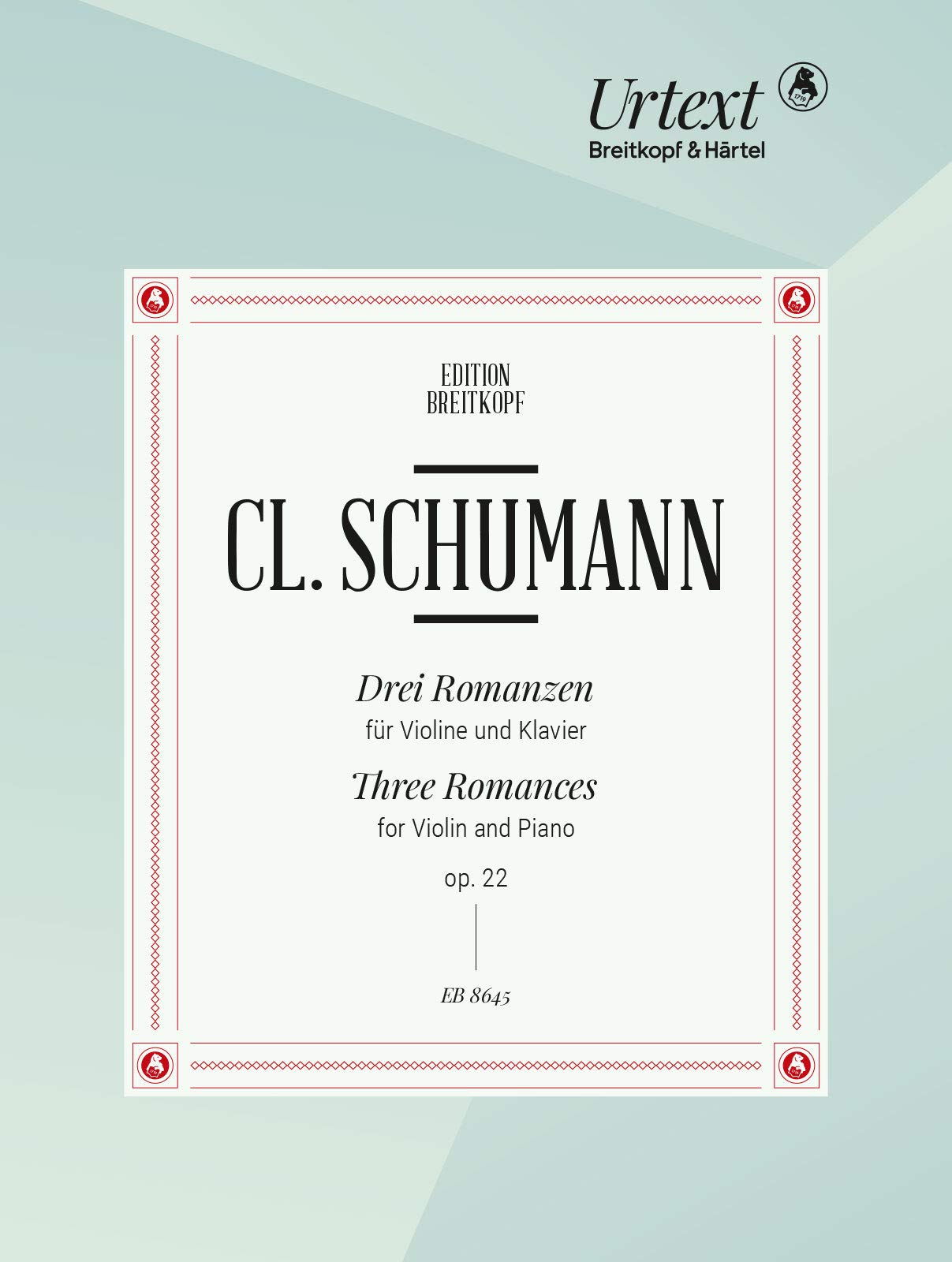 3 Romanzen op. 22 für Violine und Klavier - Breitkopf Urtext (EB 8645) Memories