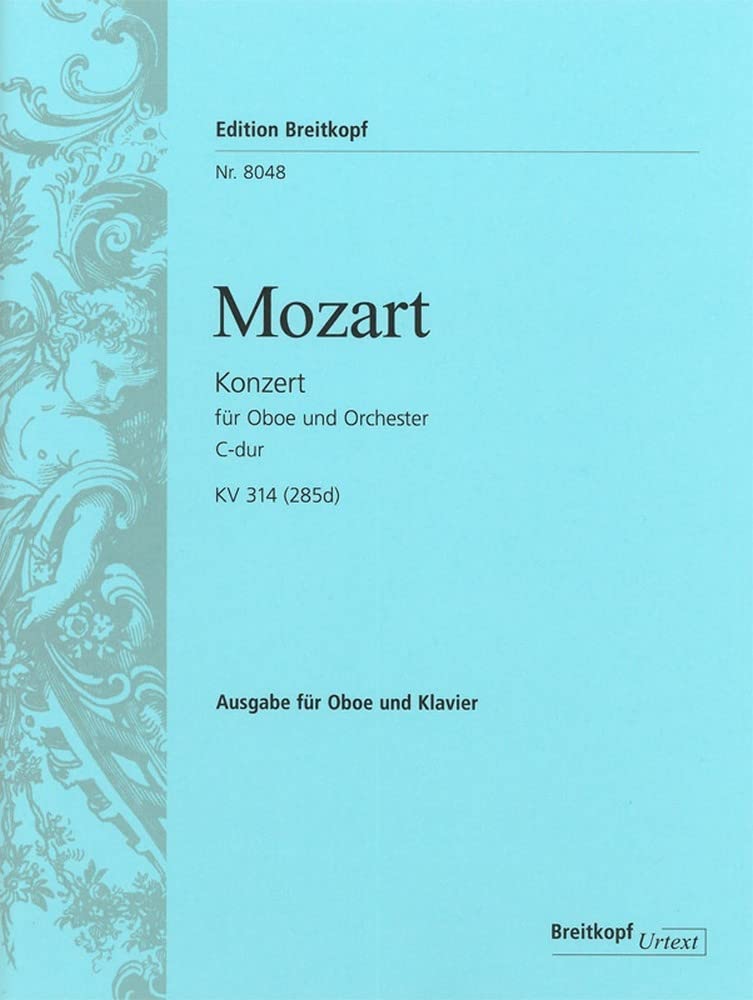 Oboenkonzert C-dur KV 314 (285d) Breitkopf Urtext - Ausgabe für Oboe,Klavier (EB 8048) Arts & Music