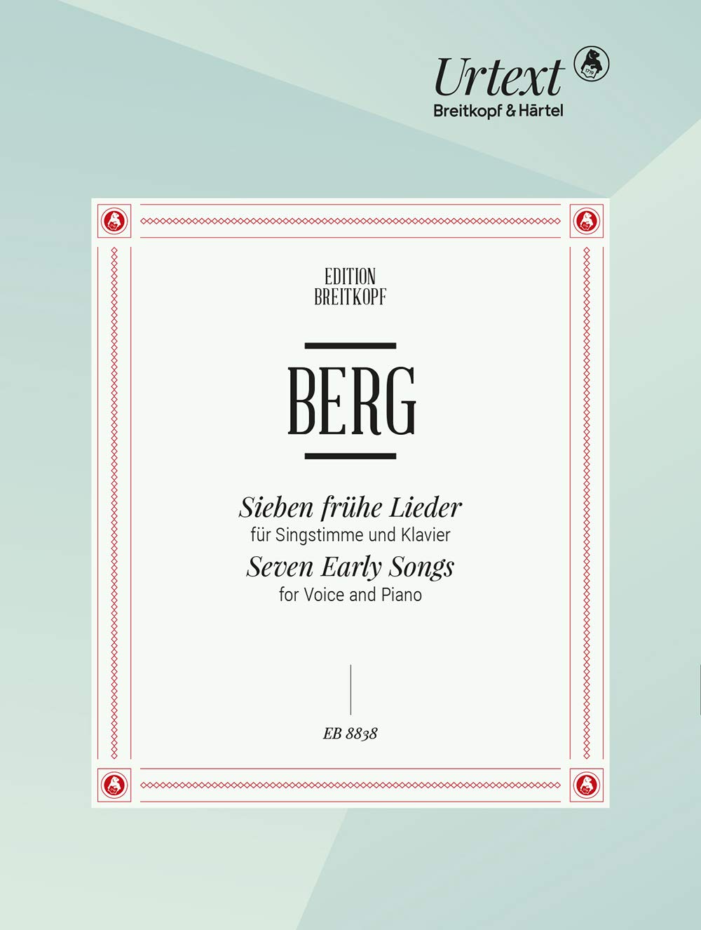 Sieben fruhe lieder fur singstimme und klavier chant book