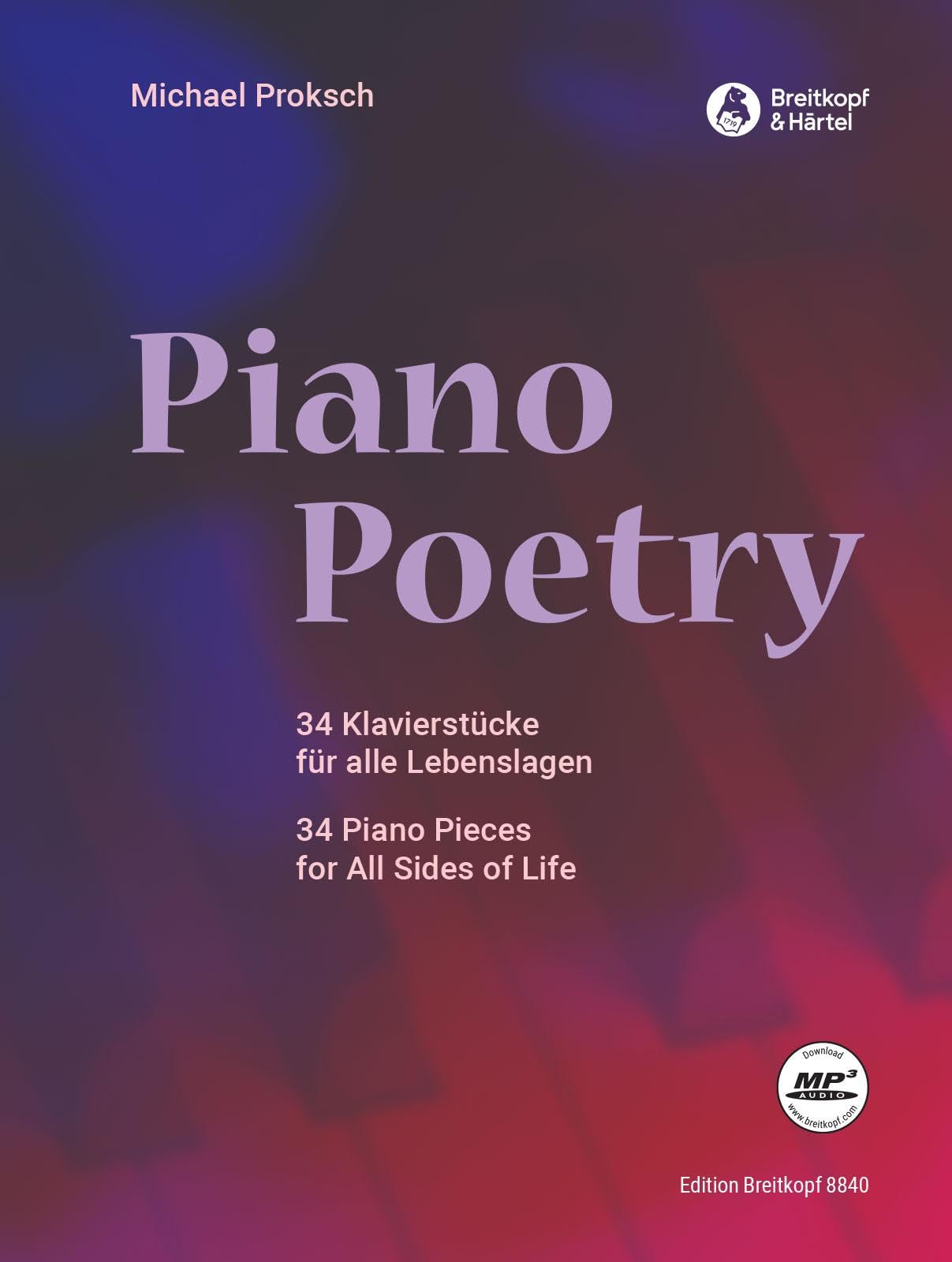 Piano Poetry - 34 Klavierstücke für alle Lebenslagen (EB 8840) Sheet Music