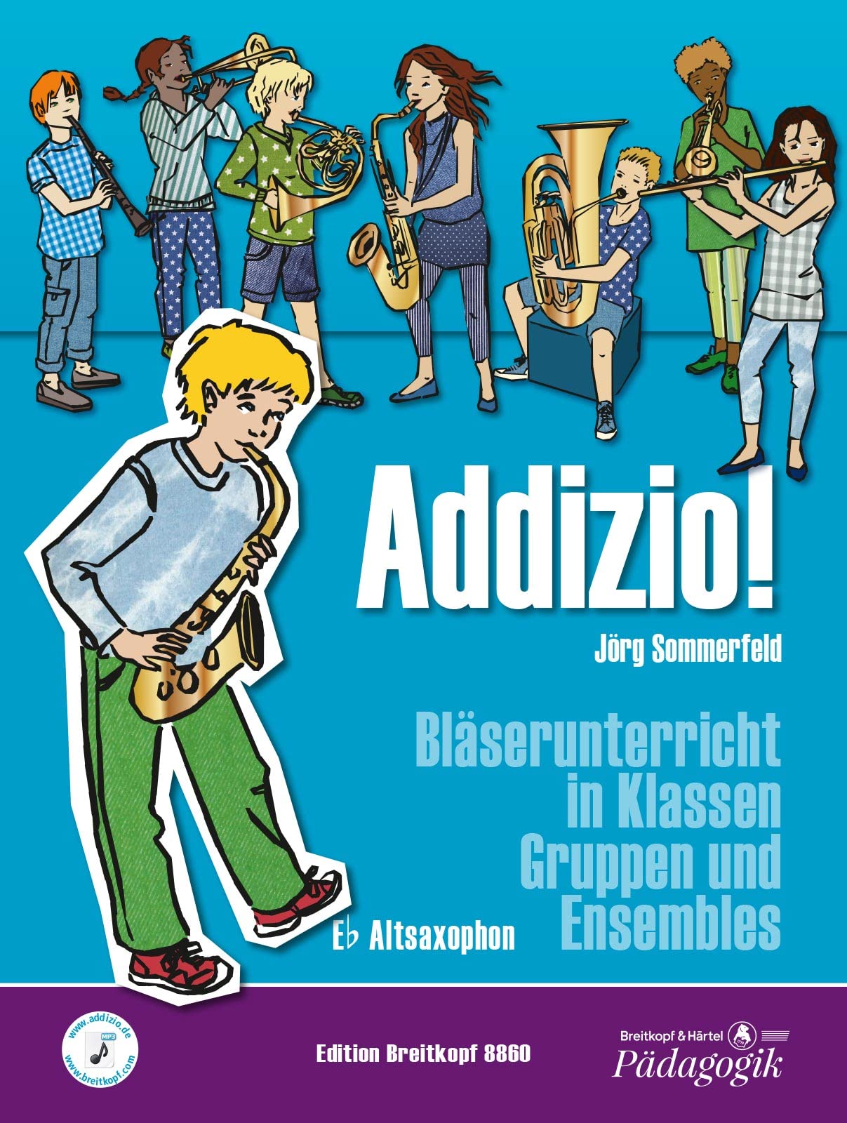 Addizio! Schülerheft Altsaxophon Sheet Music