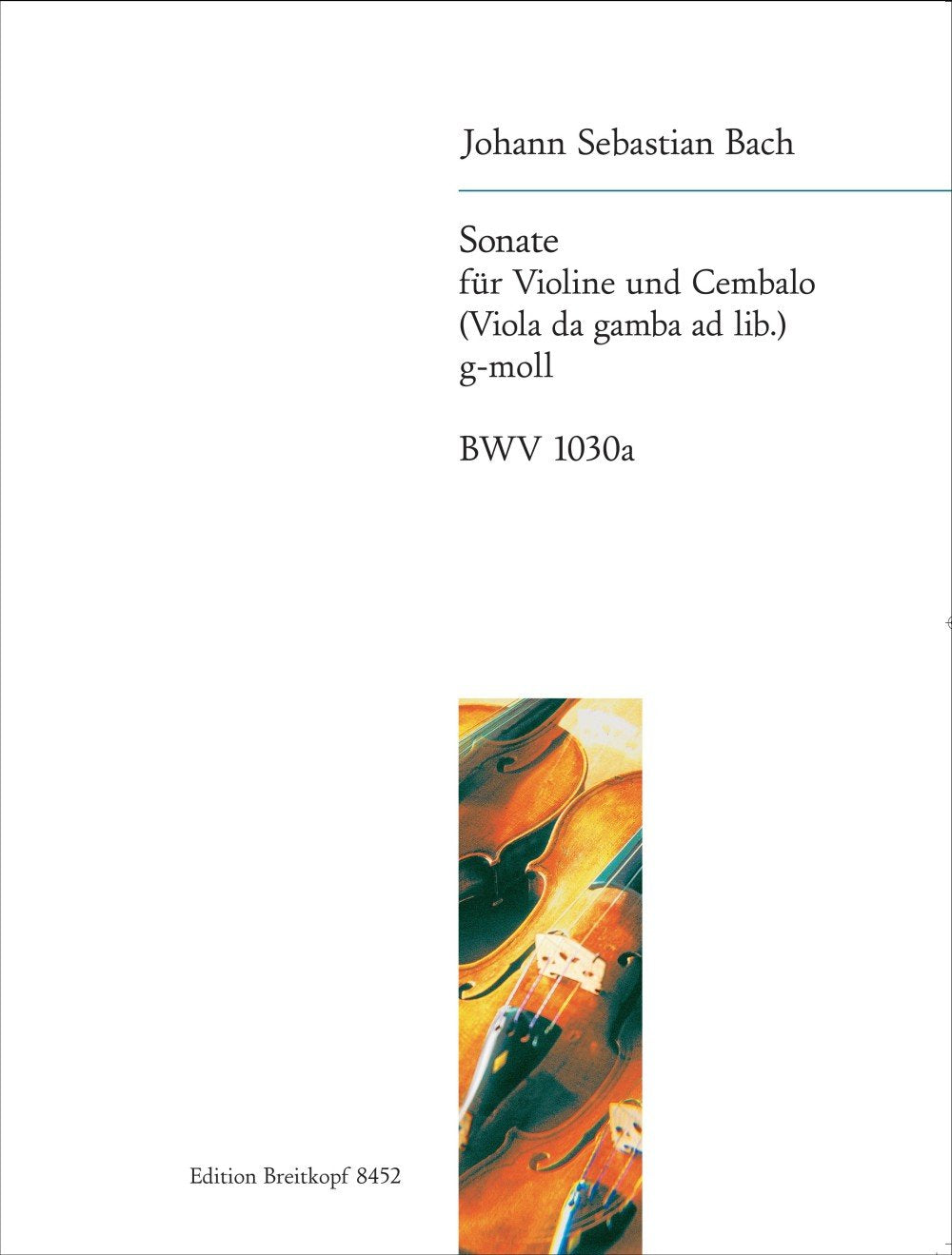 Sonate g-moll BWV 1030a Sheet Music