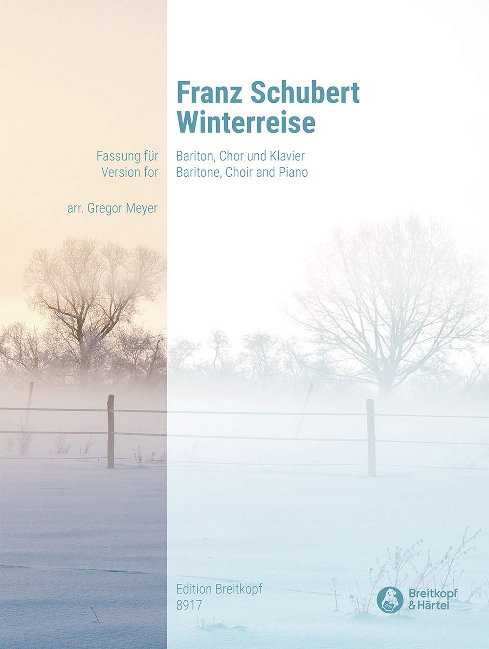 Franz Schubert: Winterreise - Fassung für Bariton, Chor und Klavier (EB 8917) cd