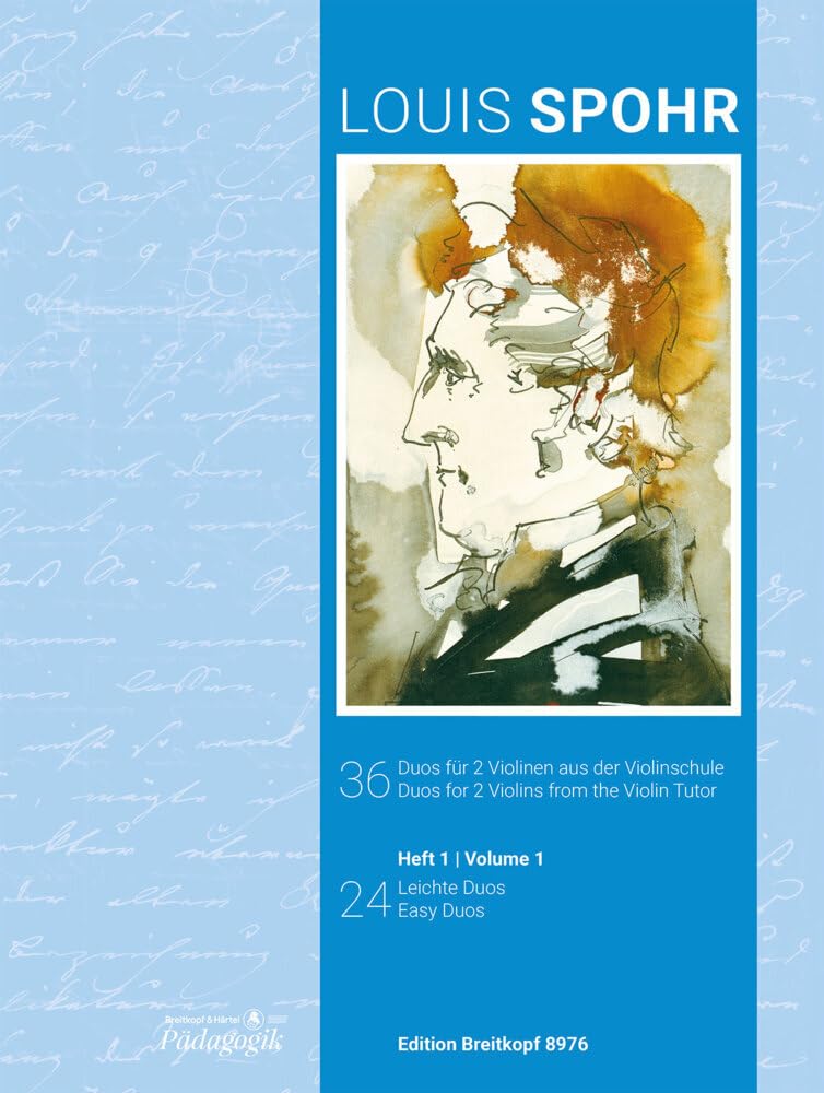 36 Duos für 2 Violinen aus der Violinschule Heft 1 (EB 8976): 24 leichte Duos – In Zusammenarbeit mit der Internationalen Louis Spohr Gesellschaft e.V. - Heft 1: 24 leichte Duos Sheet Music