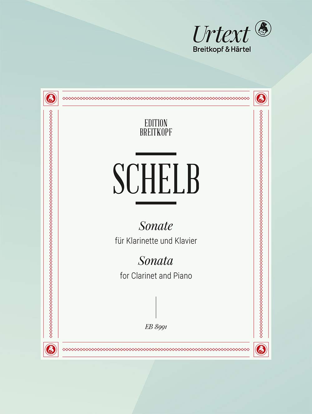 Sonate für Klarinette und Klavier (EB 8991): Urtext Sheet Music