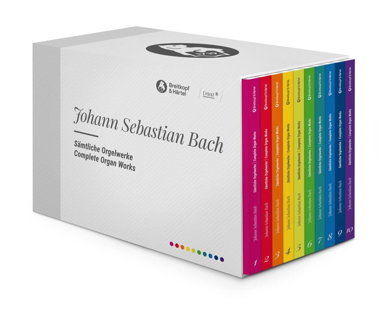 Sämtliche Orgelwerke. 10 Bände im Schuber. Breitkopf Urtext (EB 9035): Neuausgabe in 10 Bänden - 10 Bände im Schuber General education