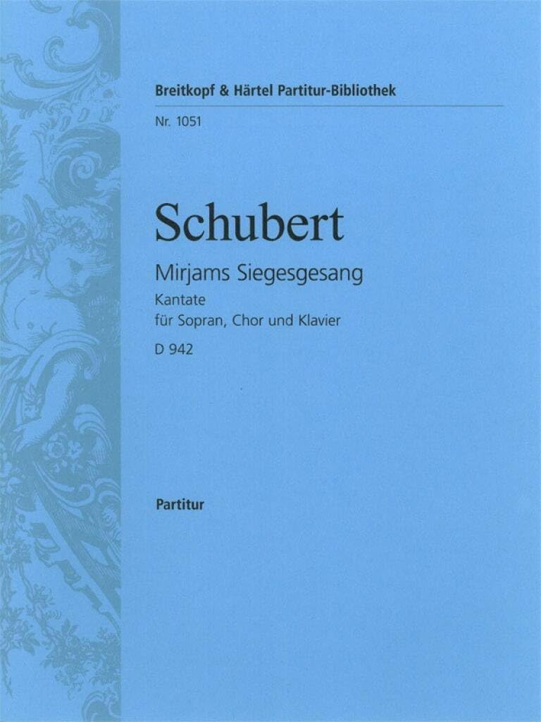 Mirjams Siegesgesang D942 - Partitur (PB 1051) Sheet Music