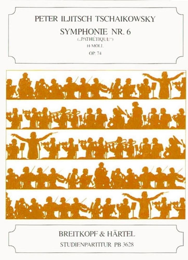 Symphonie Nr. 6 h-moll op. 74 - Symphonie pathétique - Studienpartitur (PB 3628) Sheet Music