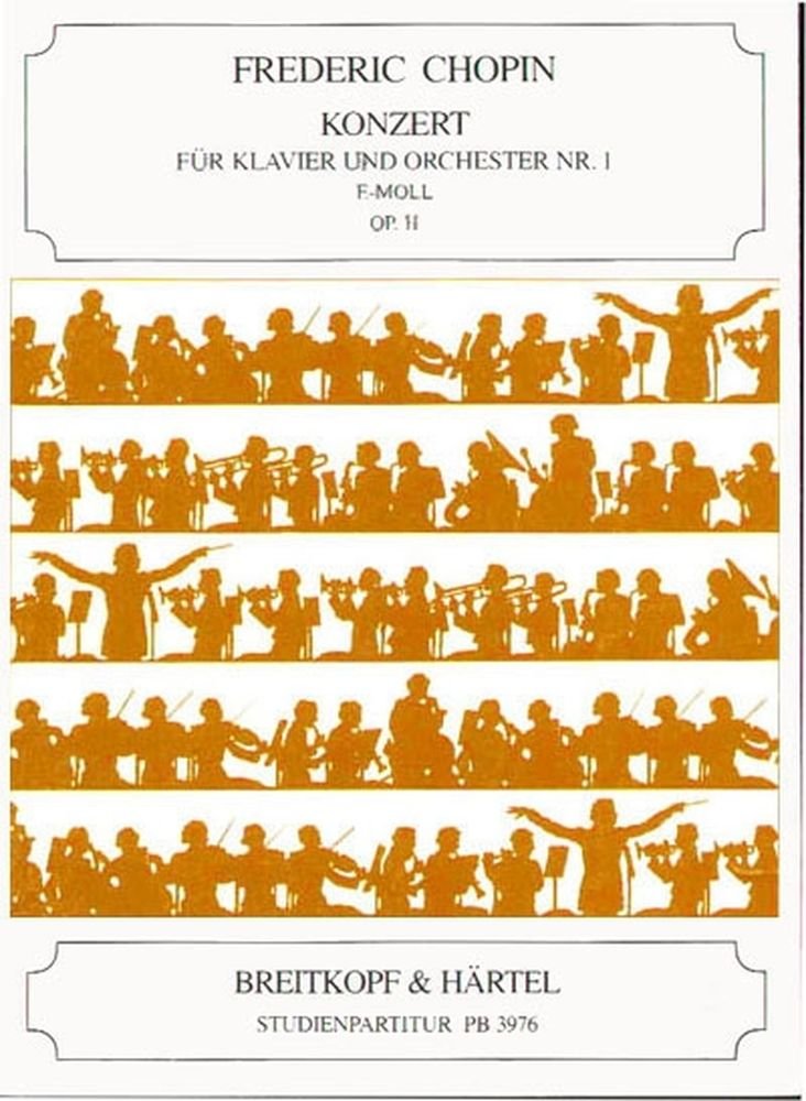Klavierkonzert Nr. 1 e-moll op. 11 - Studienpartitur (PB 3976) Sheet Music