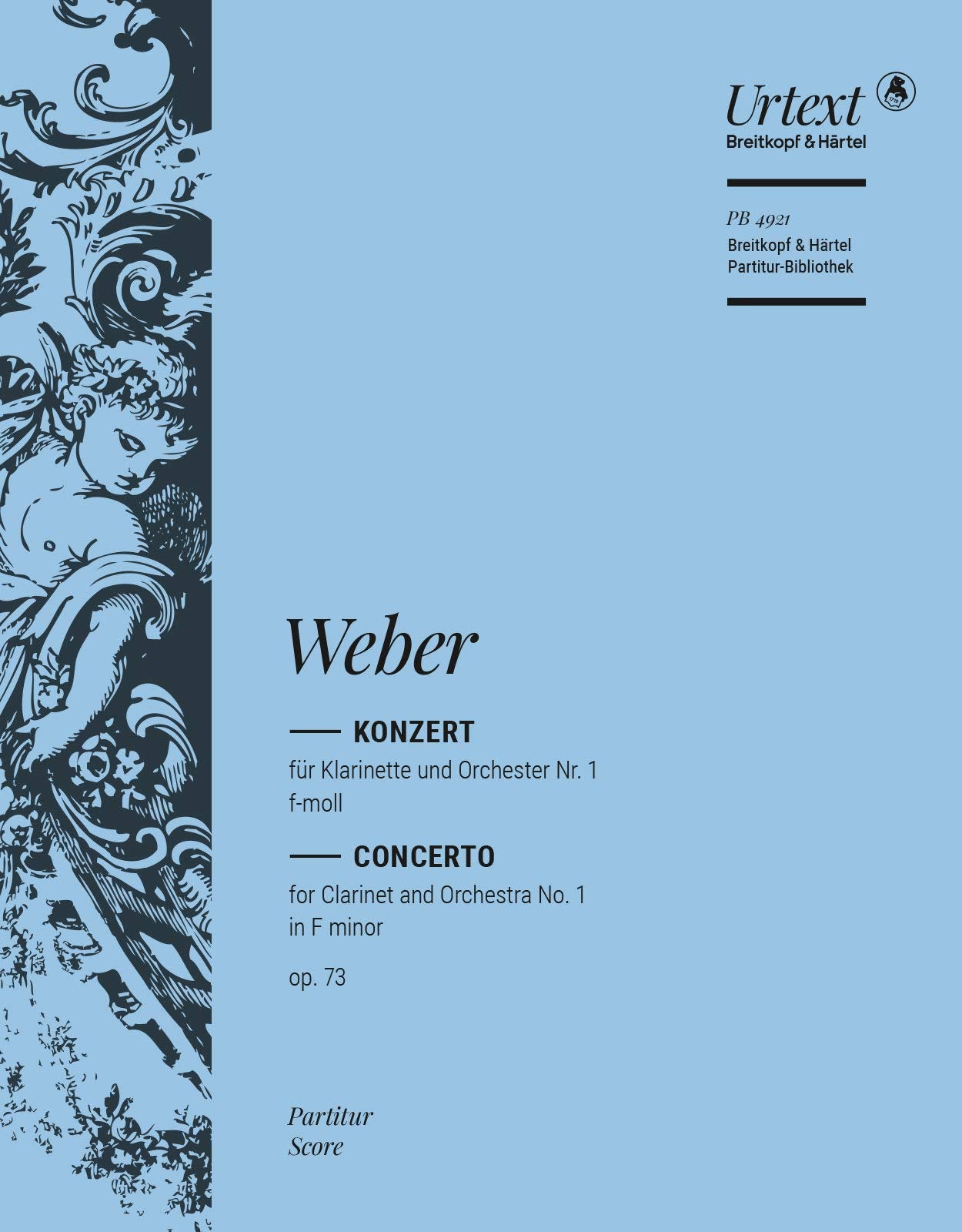 Klarinettenkonzert 1 f-moll clarinette book