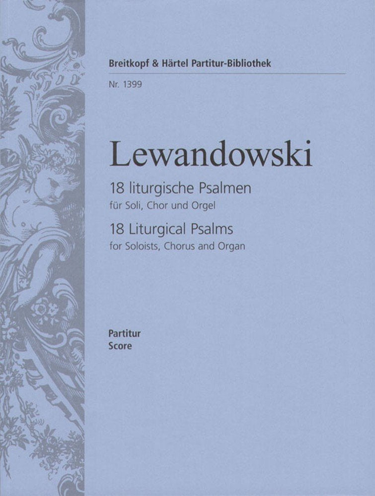 18 liturgische Psalmen für Soli, gemischten Chor und Orgel (PB 1399 ) Sheet Music