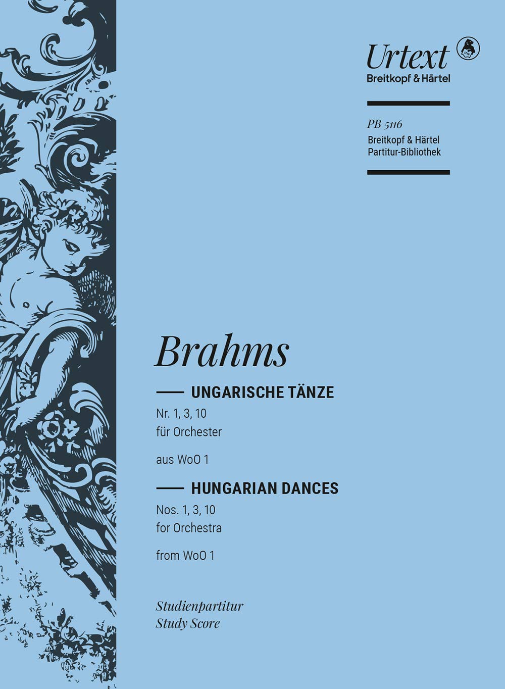 Ungarische tanze nr. 1, 3, 10 orchestre book