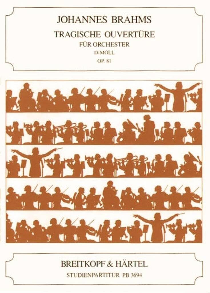 Tragische Ouvertüre d-moll op. 81 - Breitkopf Urtext - Studienpartitur (PB 3694) Sheet Music