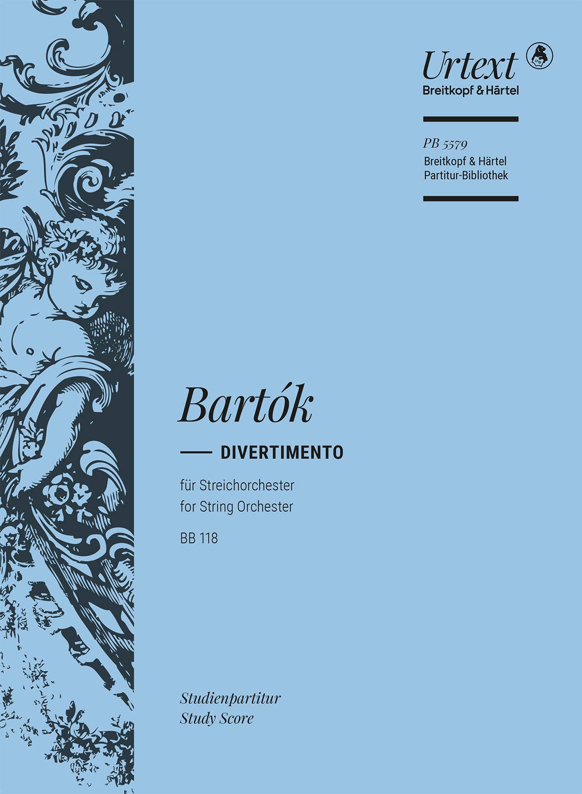 Divertimento für Streichorchester - Studienpartitur - Breitkopf Urtext (PB 5579) Books