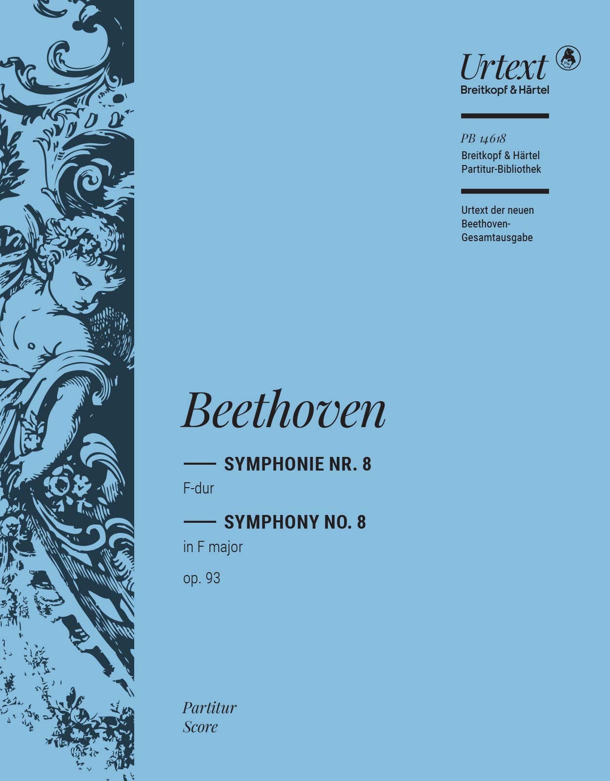 Symphonie Nr. 8 F-dur op. 93 - Partitur - Breitkopf Urtext (PB 14618) Books
