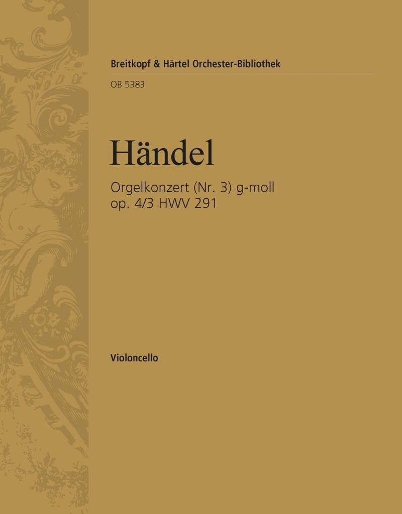 ORGELKONZERT OP. 4/3 HWV 291 Arts & Music