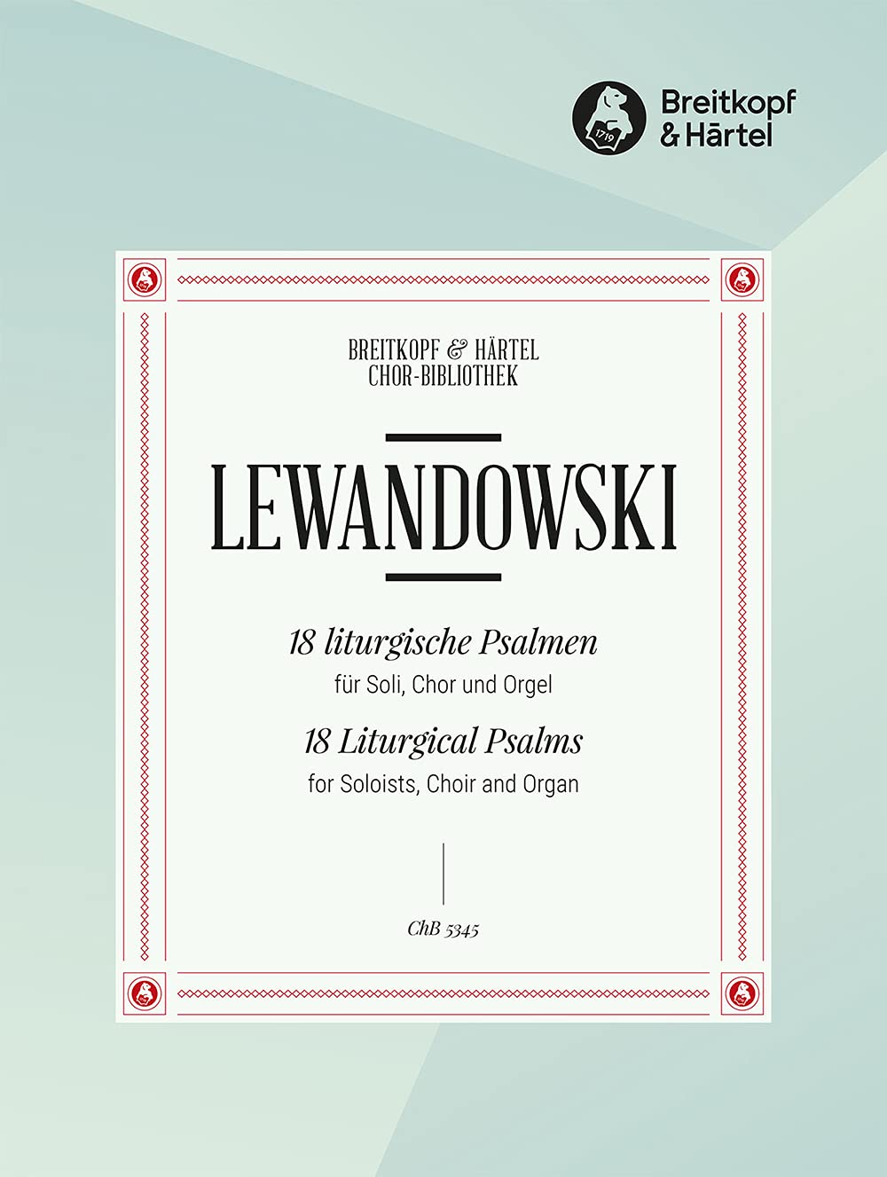 18 liturgische Psalmen: Orgelpartitur, Chorpartitur Sheet Music