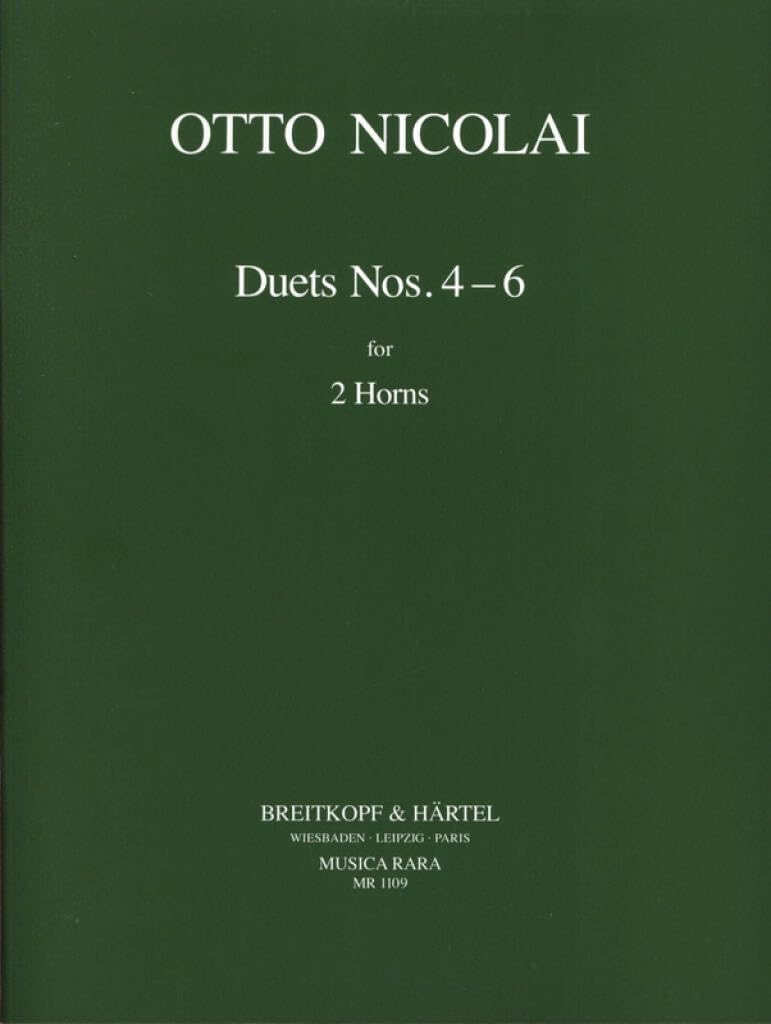 Duos Nr. 4-6 für 2 Hörner (MR 1109) Sheet Music