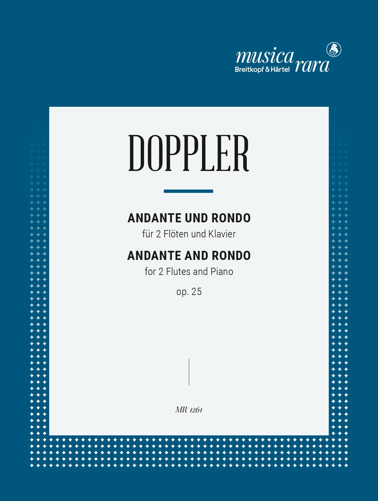 Andante und Rondo op. 25 für 2 Flöten und Klavier (MR 1261) Sheet Music