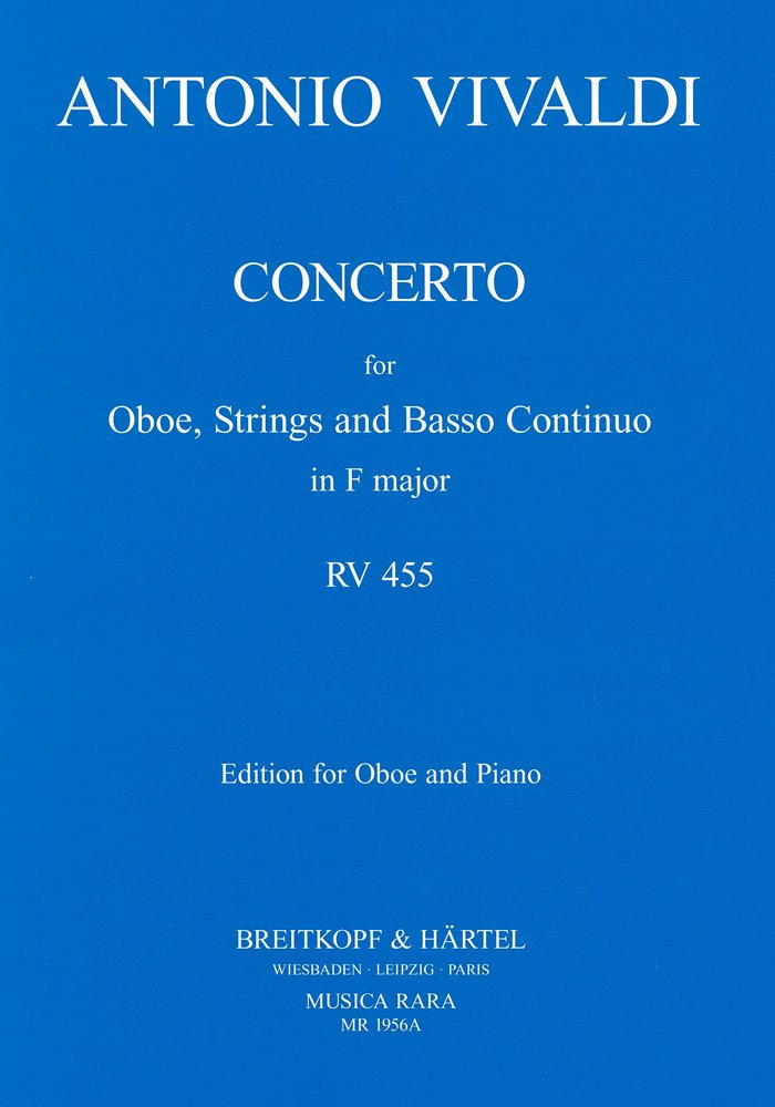 Concerto in f rv 455 hautbois book