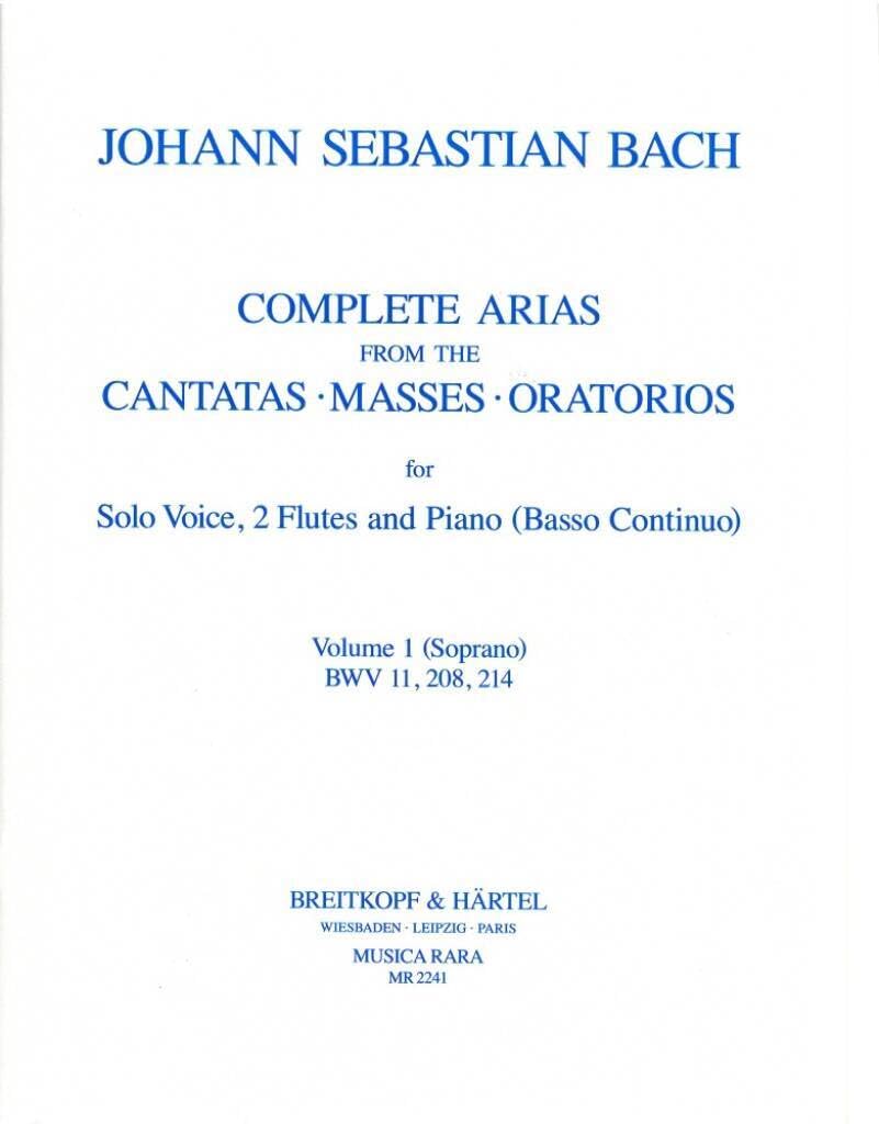 Compl. arias (voc,2 fl) vol.1 book
