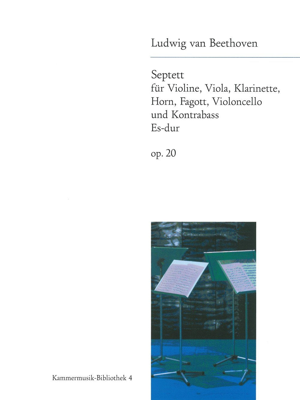 SEPTETT OP. 20 MUSIQUE D'ENSEMBLE Arts & Music