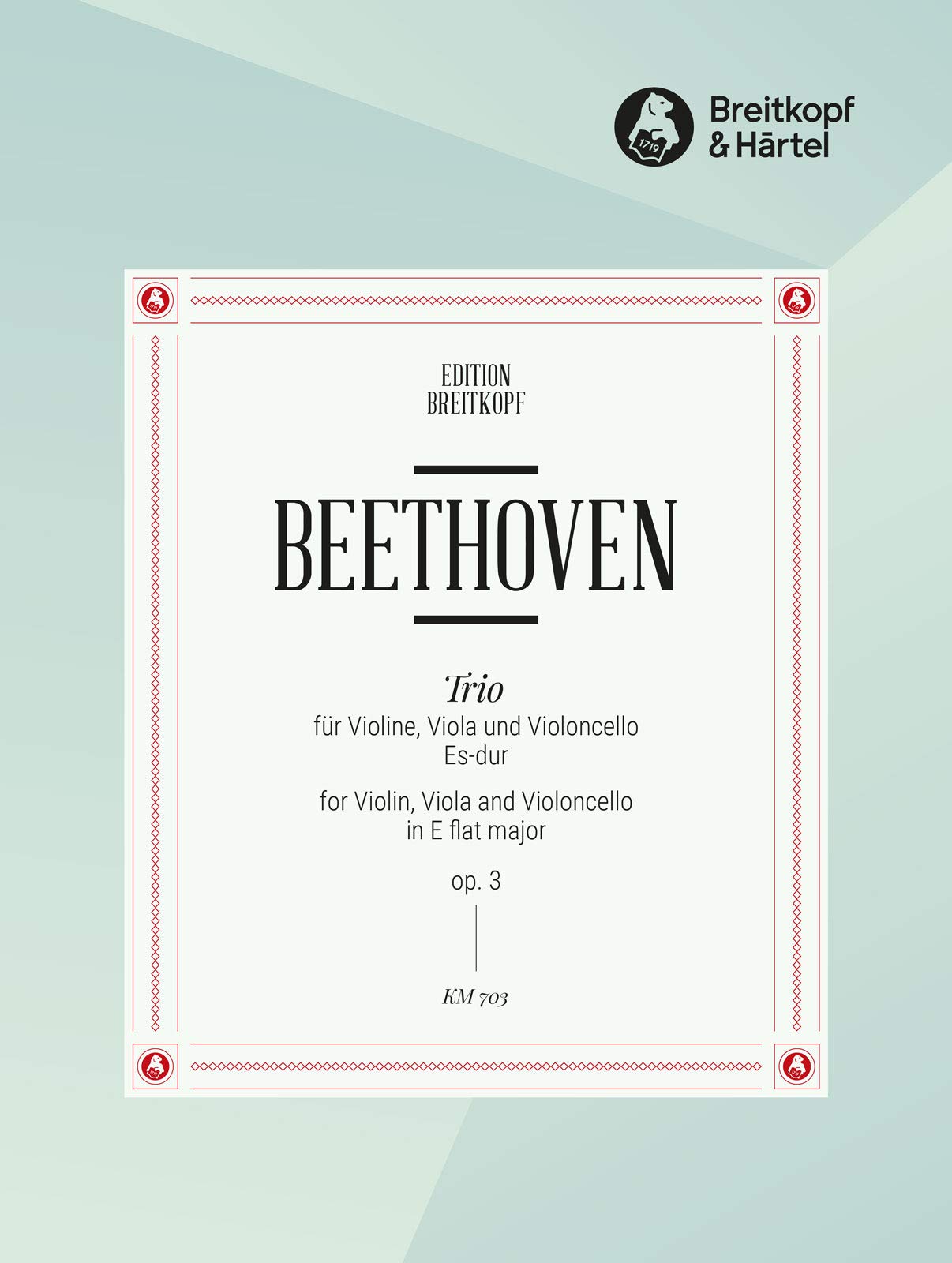 Streichtrio Es-dur op. 3 (KM 703) Sheet Music