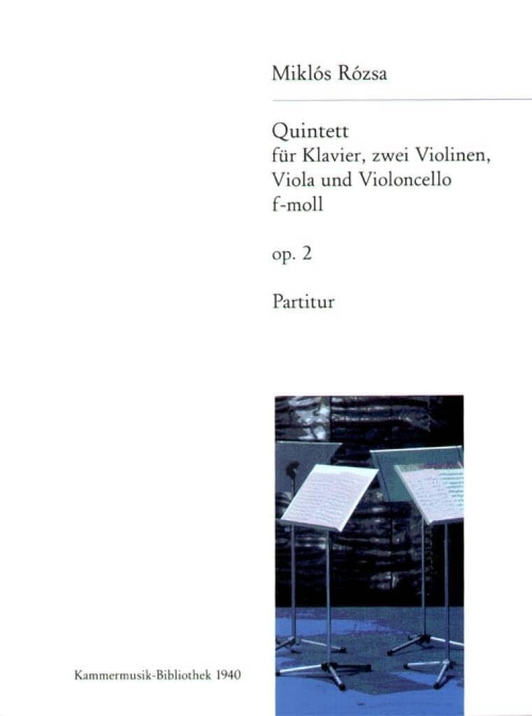 KLAVIERQUINTETT F-MOLL OP. 2 Sheet Music