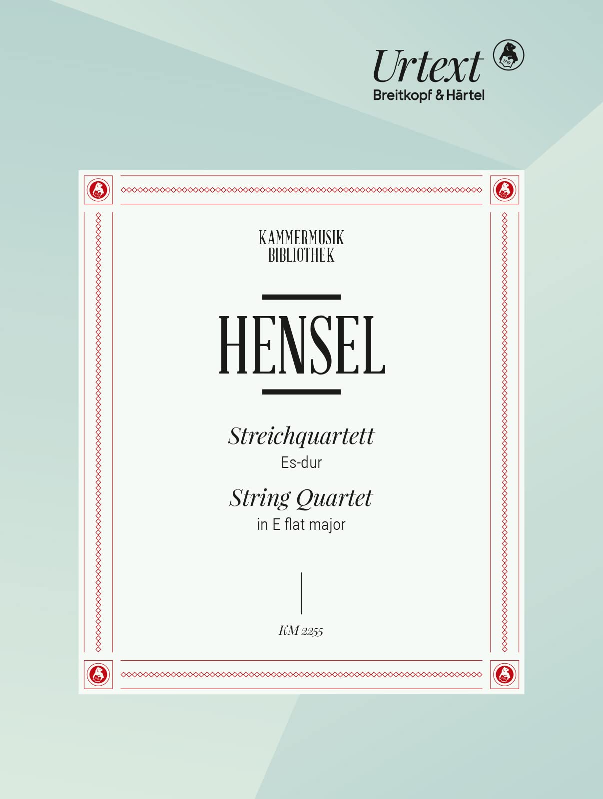 Streichquartett es-dur musique d'ensemble book