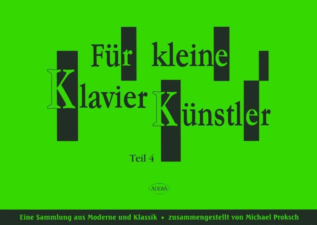 Für kleine Klavierkünstler 4 Sheet Music