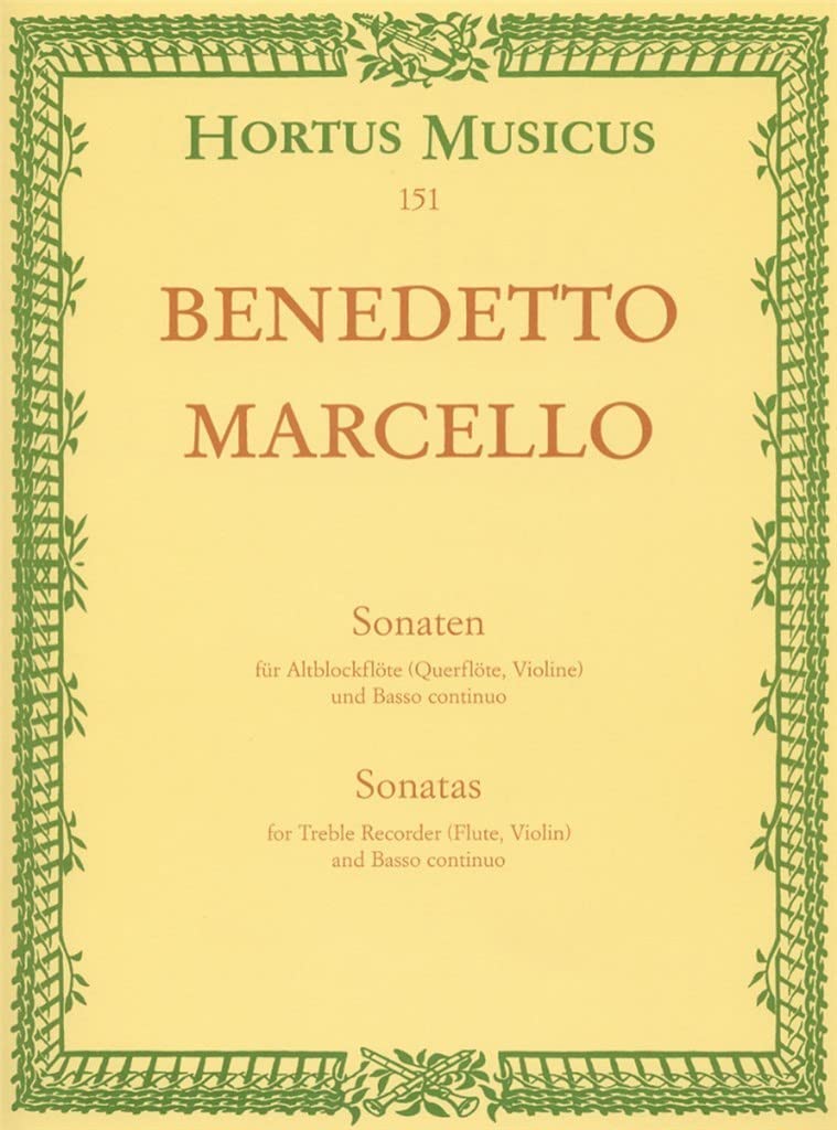 Sonaten für Altblockflöte und Basso continuo. Sonatas for Treble Recorder and Basso continuo: Sonaten Nr. 1 F-Dur und Nr. 2 d-Moll Sheet Music