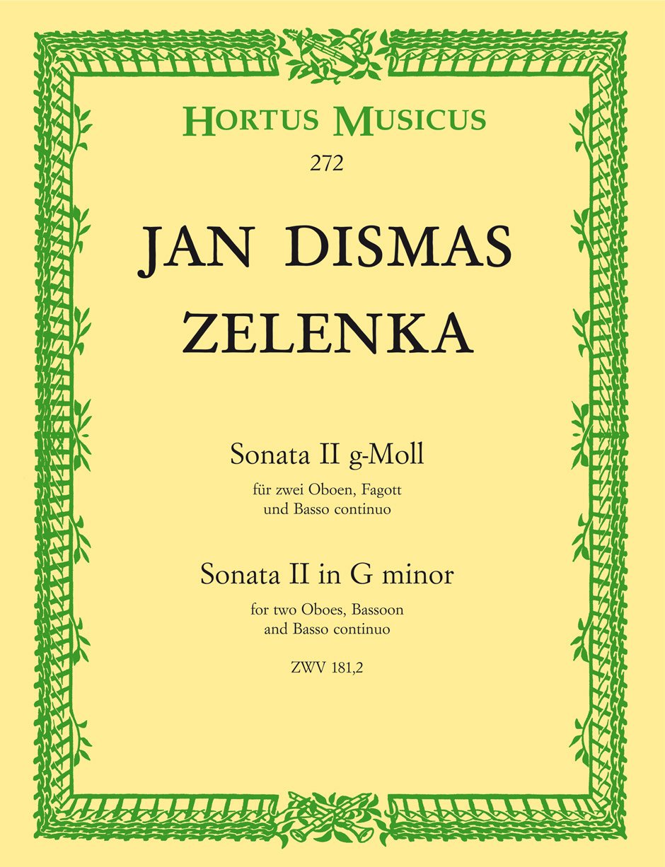 Sonata II g-Moll ZWV 181,2. Spielpartitur(en), Stimmensatz Sheet Music