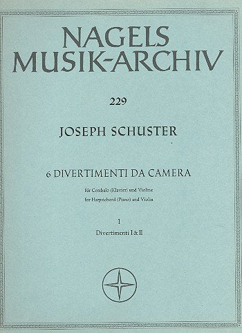 Zwei Divertimenti da camera Spielpartitur(en), Stimme(n) : V/Cemb Books