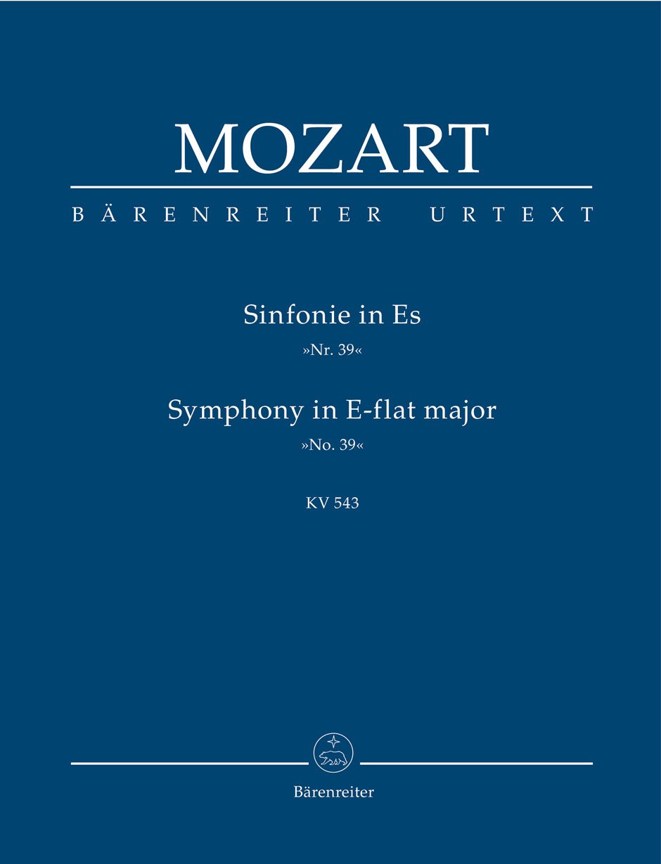 Sinfonie Nr. 39 Es-Dur KV 543. Studienpartitur, Urtextausgabe Sheet Music