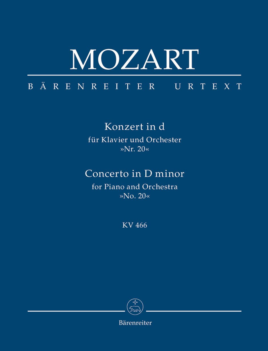 Konzert für Klavier und Orchester Nr. 20 d-Moll KV 466. Studienpartitur, Urtextausgabe book