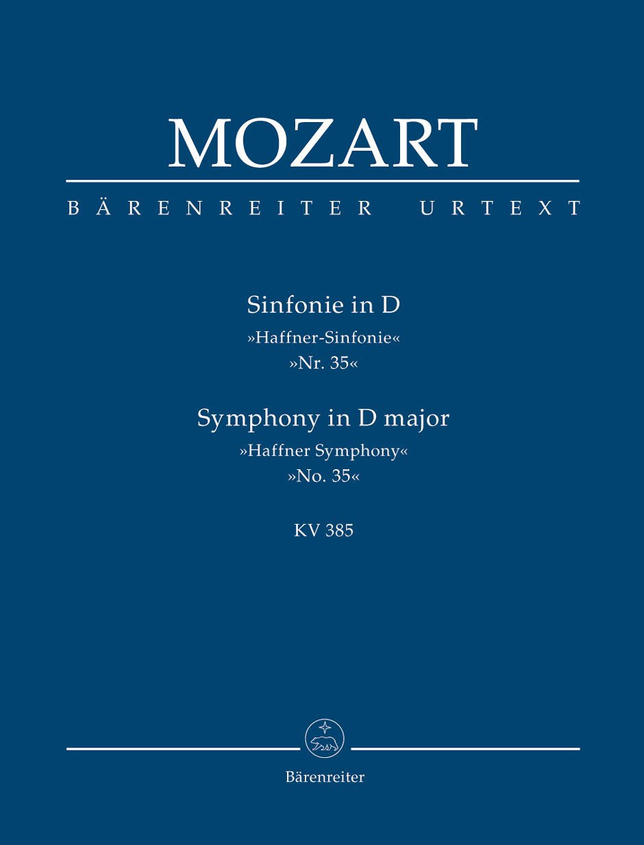 Sinfonie in D Nr. 35. Haffner-Sinfonie KV 385. Studienpartitur Sheet Music