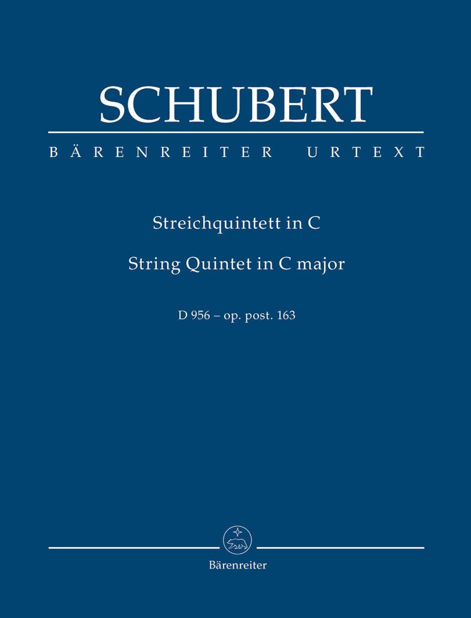 Streichquintett C-Dur D 956 op. post. 163. String Quintet in C major D 956 - op. post. 163 book