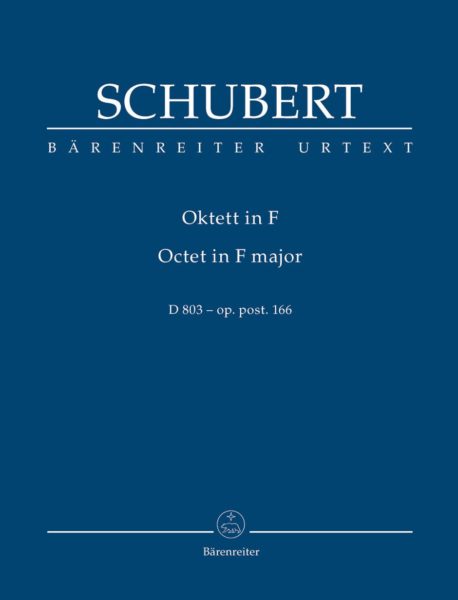 Oktett F-Dur op. post.166 D 803. BÄRENREITER URTEXT. Studienpartitur, Urtextausgabe Sheet Music