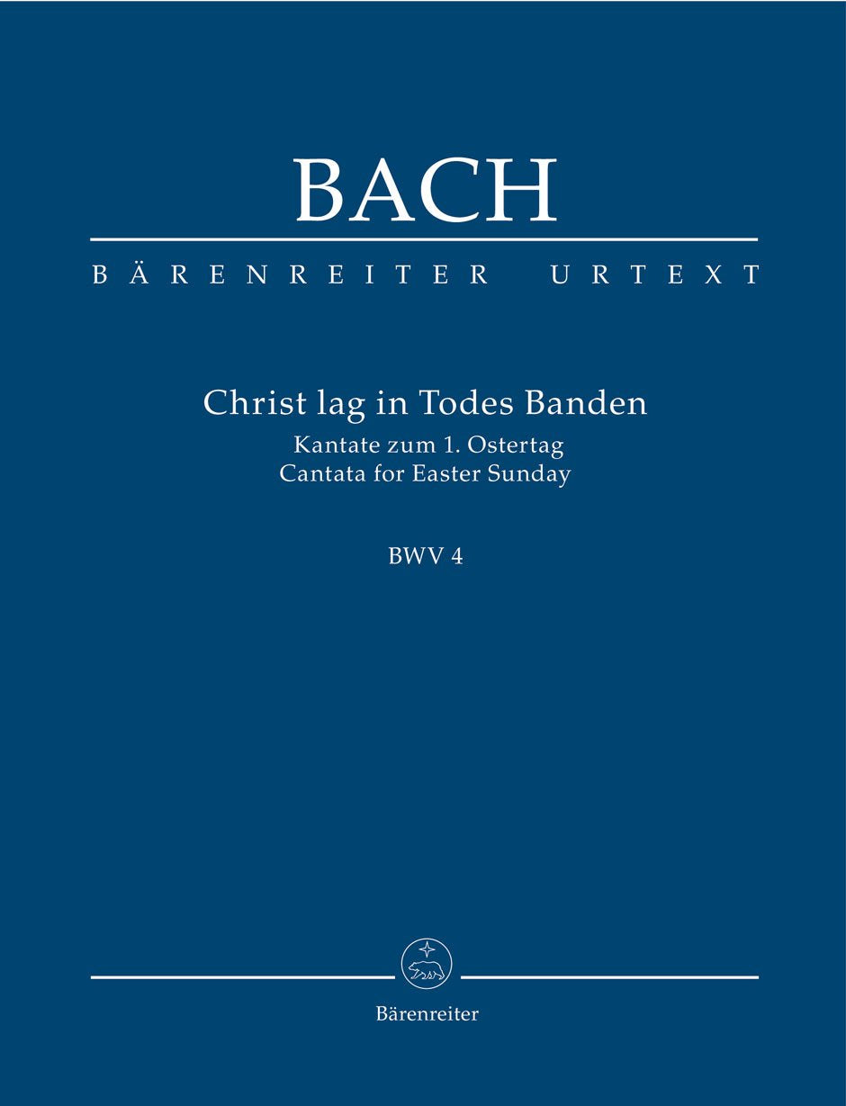 Christ lag in Todesbanden BWV 4 -Kantate zum 1. Ostertag-. Studienpartitur, Urtextausgabe Sheet Music