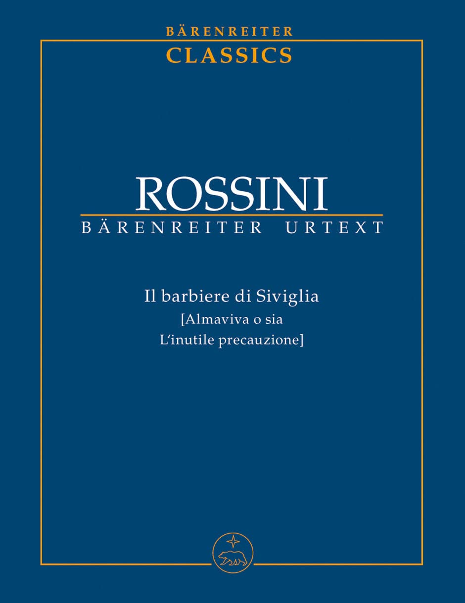 Il barbiere di Siviglia / Der Barbier von Sevilla / The Barber of Seville: Commedia in due atti. Mit ausführlichem Vorwort: Commedia in due atti. Mit ausführlichem Vorwort. Text italien.-engl. Sheet Music